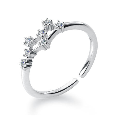 Silver Zodiac Constellation Star Sign Ring | Kelabu Jewellery